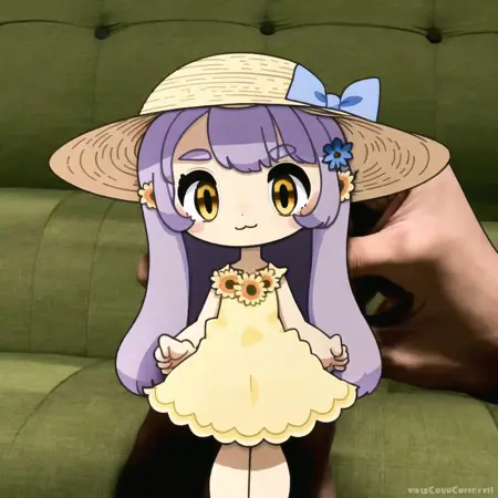 Pepako // paper puppet doll