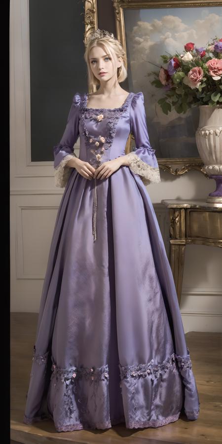 【Realistic & Anime】Elegant European traditional long dress 欧洲古典风格长裙 ...