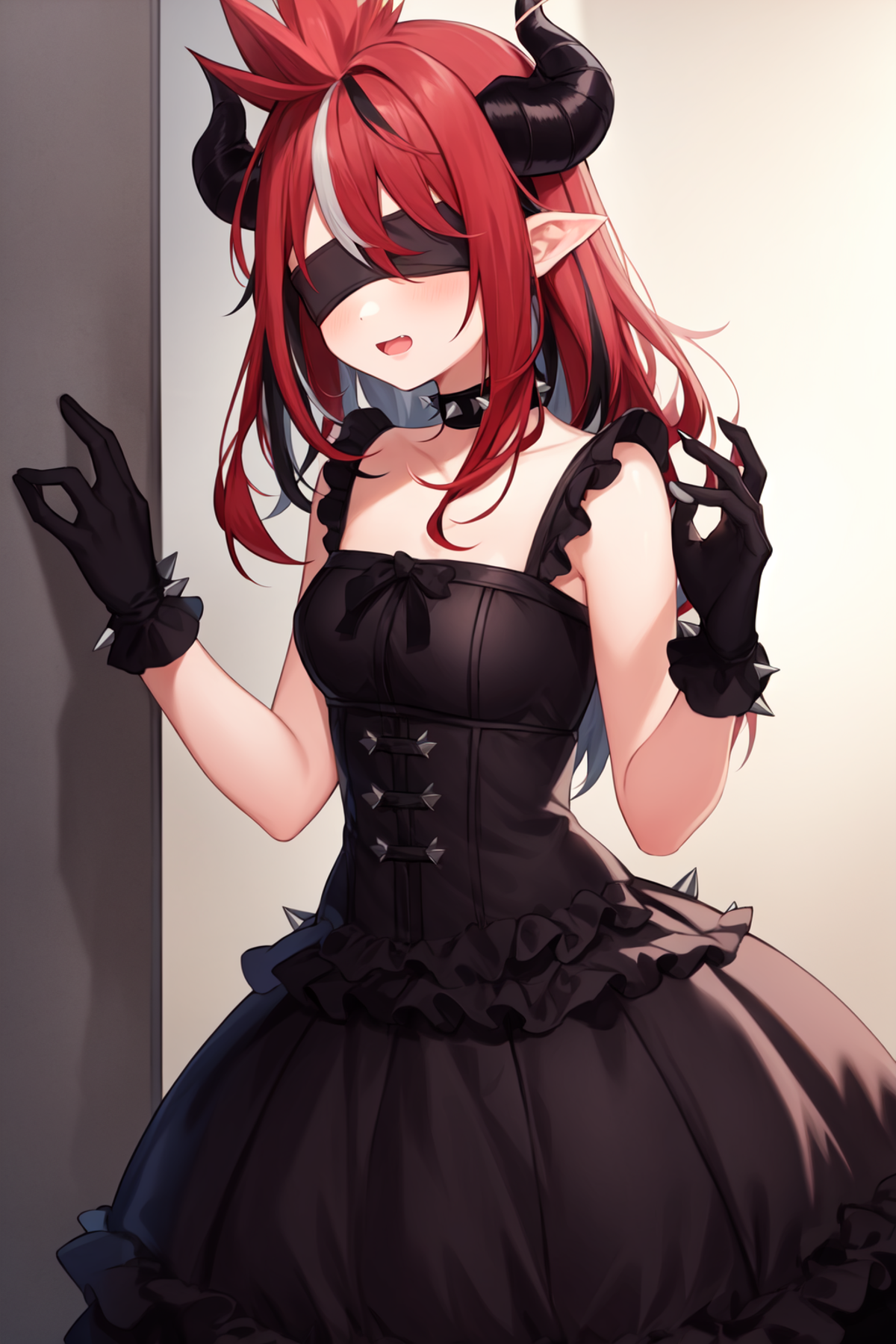 Black Gothic Dress (from the Idolm@ster) image by MassBrainImpact