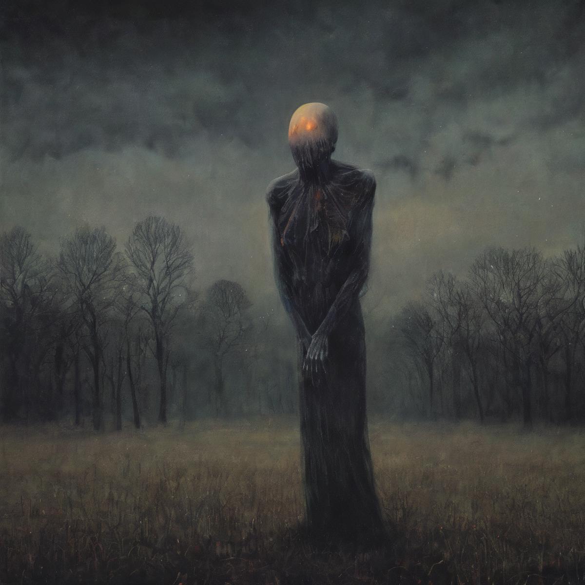 Zdzislaw Beksinski SDXL 1.0 art style lora image by getphat