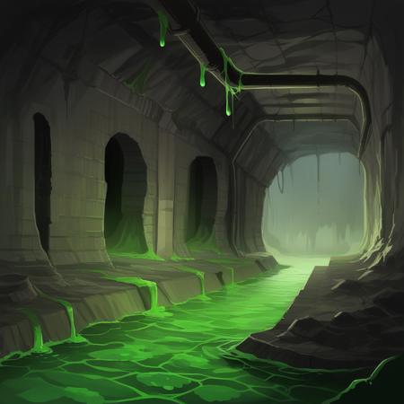 s3wer sewer, water, pipes, moss, slime, underground