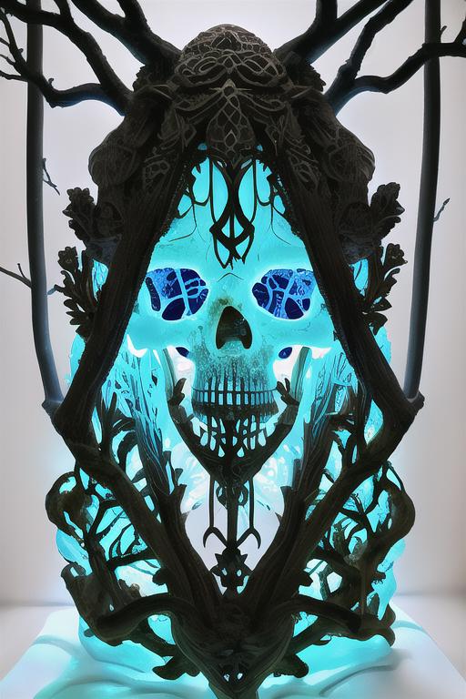 Glowing Skull [LoRA 1.5+SDXL] image by Manuka