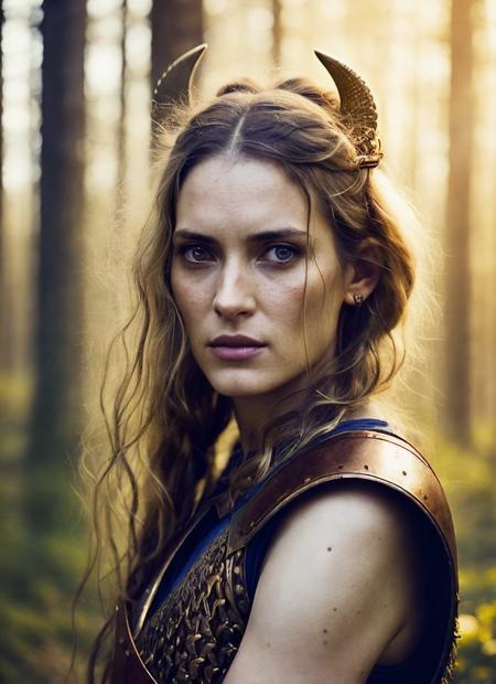 A stunning intricate full color portrait of (sks woman:1) as (viking warrior), (barbarian),  epic character composition, by ilya kuvshinov, alessio albi, nina masic, sharp focus, natural lighting, subsurface scattering, f2, 35mm, film grain, <lora:locon_winonaryder_v1_from_v1_64_32:1>