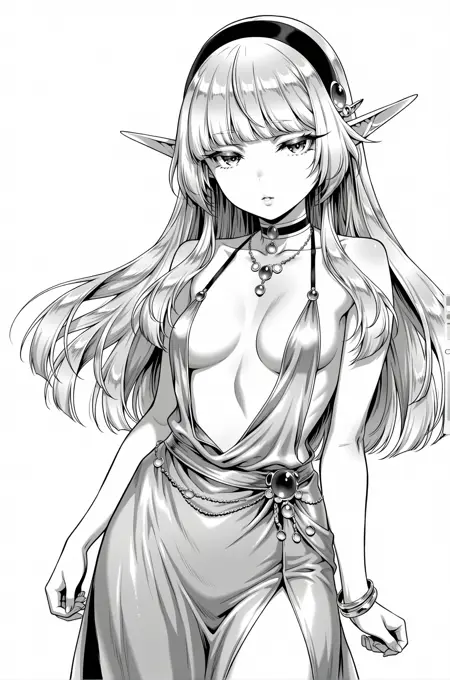 Main Character  [Yuukyuu no Shou Elf 1 "Dokuhebi" | The Everlasting Elf I "A Poisonous Snake" (Artist: Usagi Nagomu | Group: Heavy Bunny Addiction)]