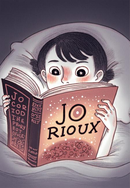 Jo Rioux's Children Book illustrations - Pencils and pen drawings style CHROMA