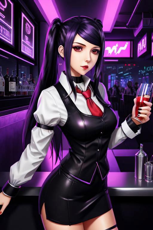 Jill Stingray (+3 Costume LoRAs)| Va-11 Hall-a image by madokaisgae