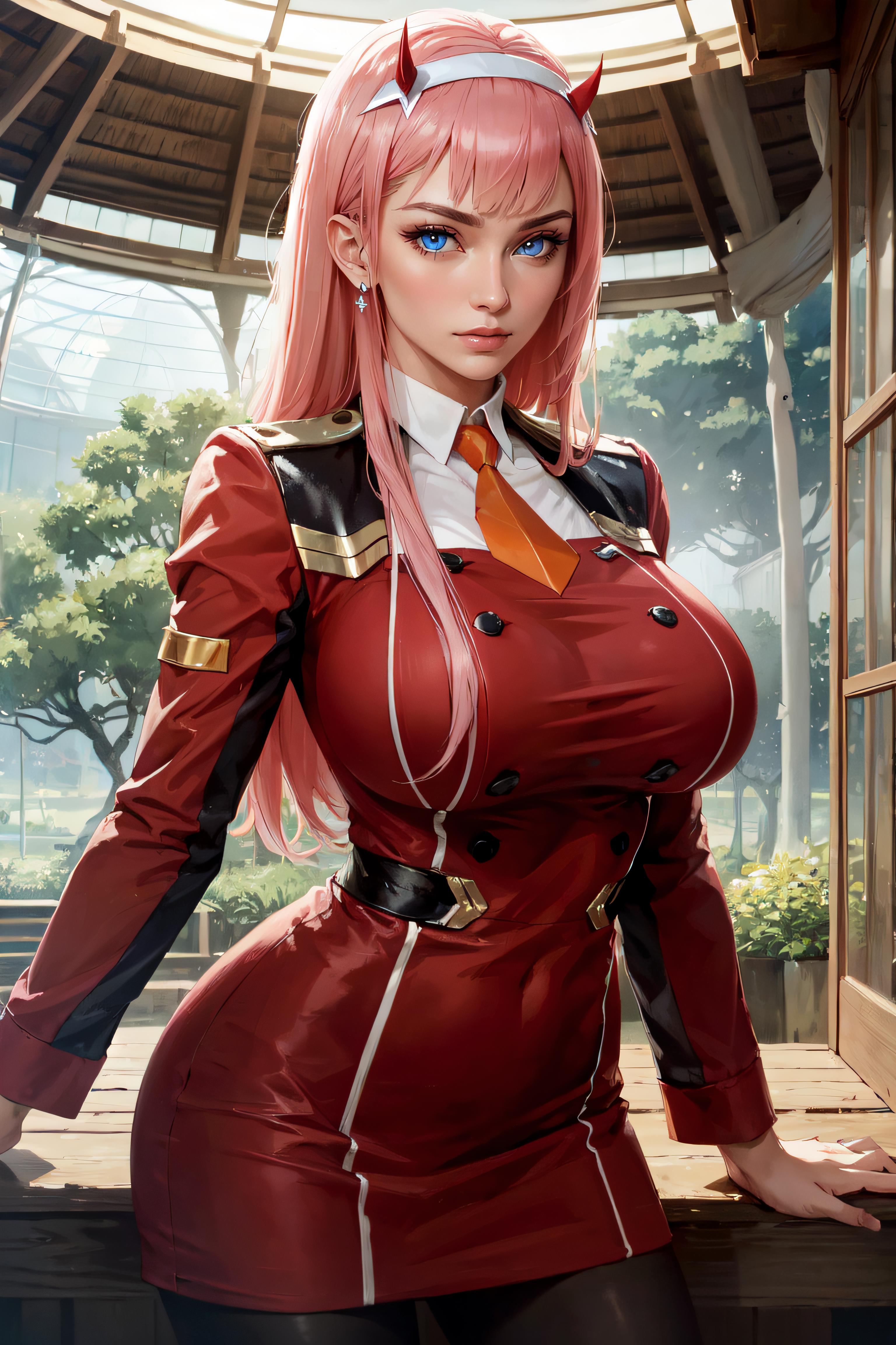 Zero Two (DARLING in the FRANXX) LoRA | 4 Outfits image by betweenspectrums