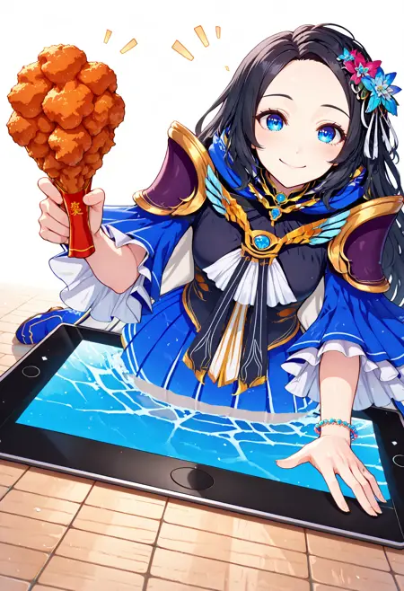 Emerging from Screen [Illustrious]