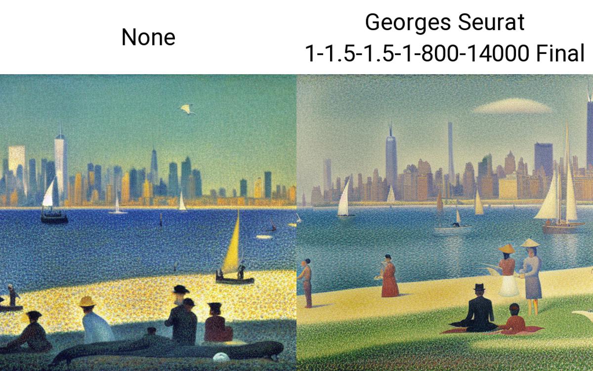 Georges Seurat | Hypernetwork image by penguin1634