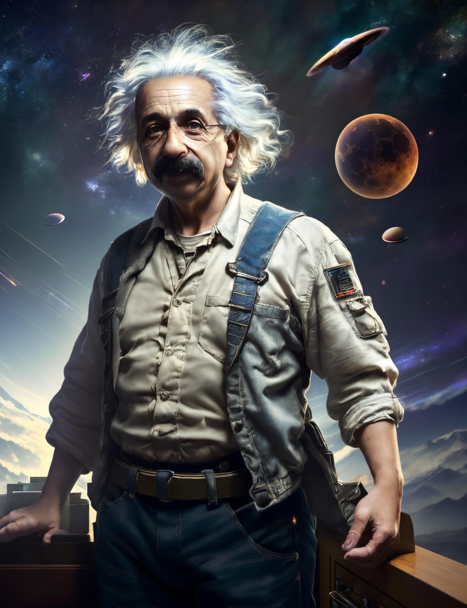 Albert Einstein - LoRA image by DonMischo