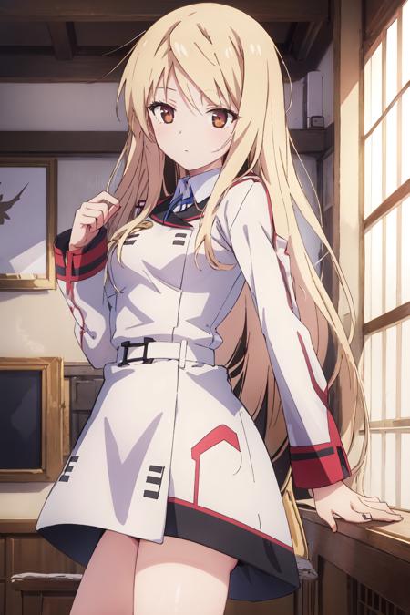 <lora:ç´°ç¯-ç¹éåº¦:0.5>,masterpiece,best quality,highres,ultra-detailed,cowboy shot,1girl,standing,infinite_stratos_school_uniform,<lora:infinite_stratos_school_uniform:0.7>,mashiro shiino, <lora:Character_æ«»è±èçå¯µç©å¥³å­©-æ¤åçç½:0.8>