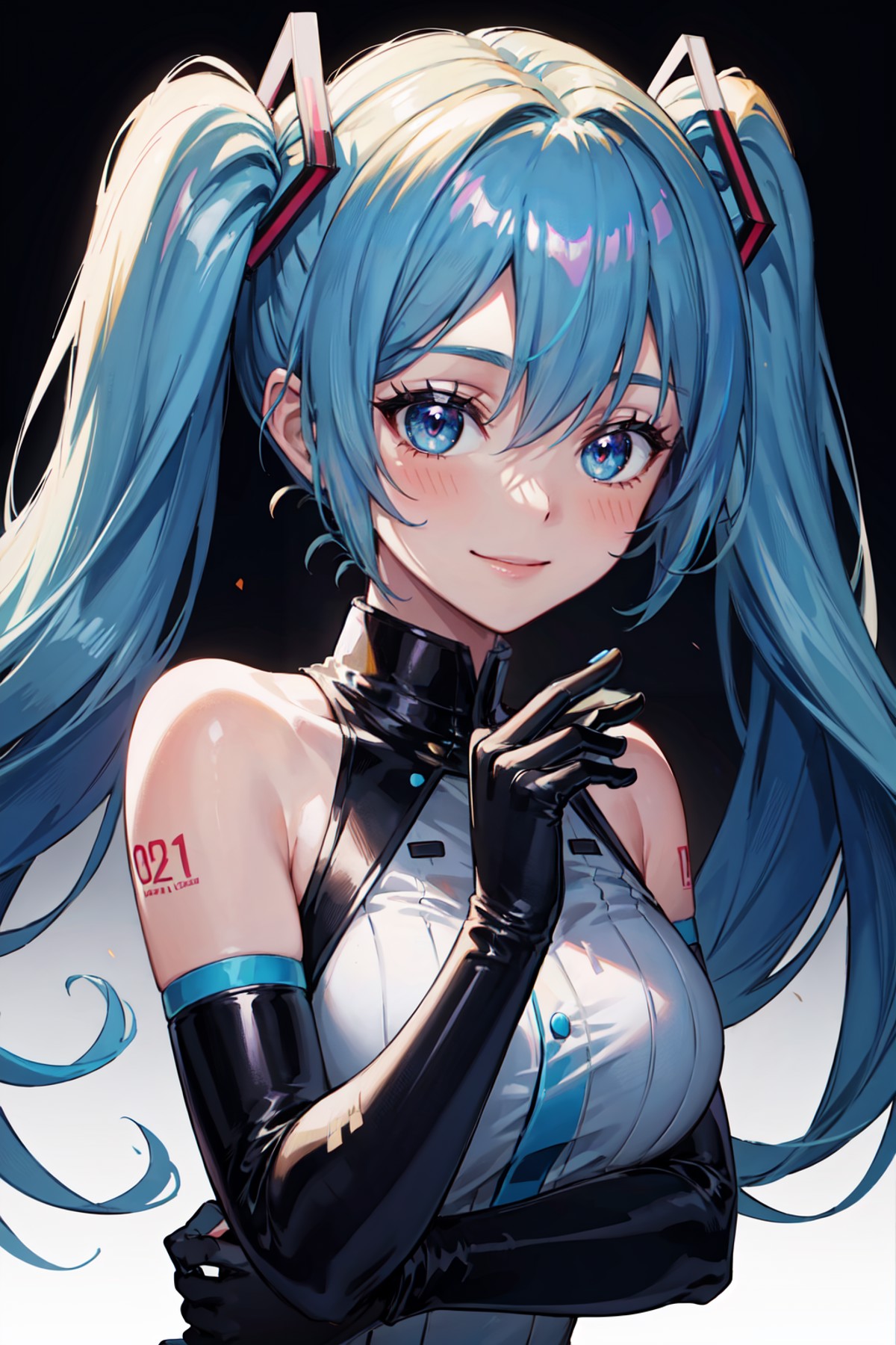 best quality, highres, absurdres, Hatsune Miku, extremely detailed, 32K UHD, absurdres, super-resolution, Canon EOS MARK I...