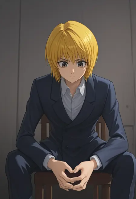 Kurapika is now drowning in an indescribable emptiness