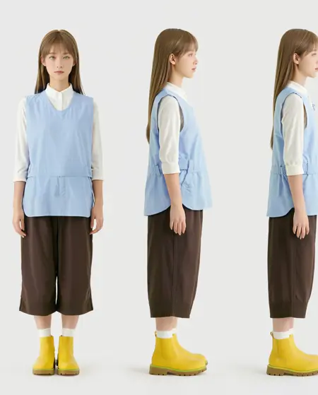 F1/XL MUJI Model Turn, Multi-View, Turnaround, Model Sheet, Character Design