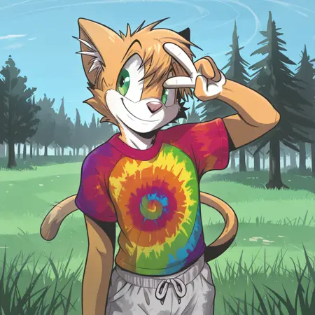 Tie-Dye Clothing (Illustrious)