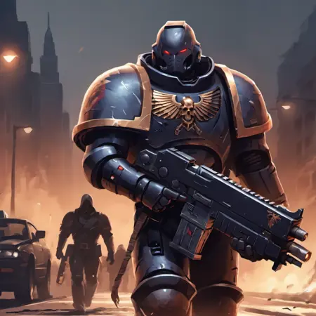 Space Marine v2 (Primaris Marines)- SDXL - Lora