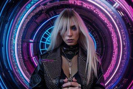 ecstasize elusive tall (drug dealer) female, an artistic abstraction in the realm of hairstyling, Fish-eye Lens, (cinematic still:1.2), art by Chad Knight, photograph, insane details, <lora:offset_0.2:0.4> <lora:add-detail-xl:1.5>