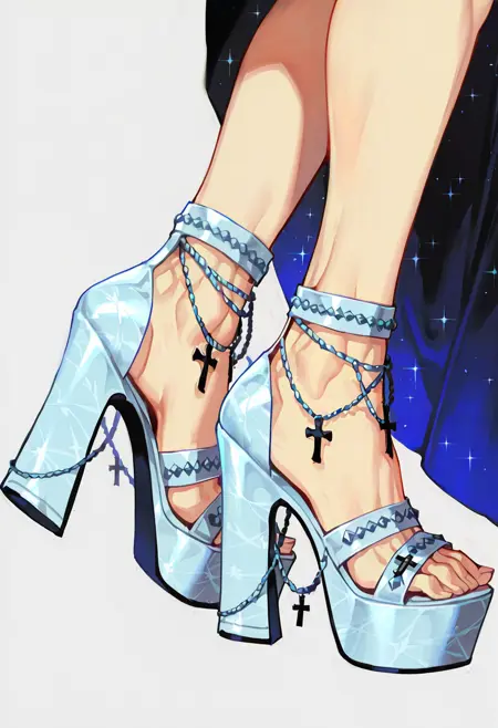 Holy Revelation Platform Heels