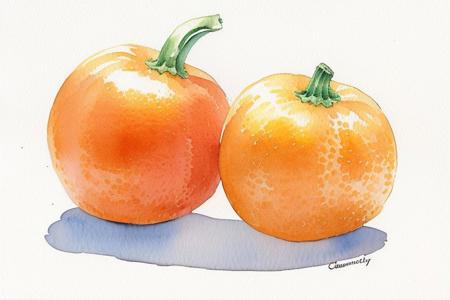 <lora:carlosgimenez:0.8> gimenez black and white drawing. Create a close-up image of a bright orange and a cut orange that is displayed in a watercolor style. Focus on soft natural light to enhance the color and texture of the tangerine, the cut tangerine has a burst of juice feel. Add subtle water droplets to the orange peel to add a sense of realism and a simple background to highlight the watercolor effect.