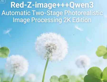 Red-Z-image+++Qwen3 Automatic Two-Stage Photorealistic Image Processing 2K Edition