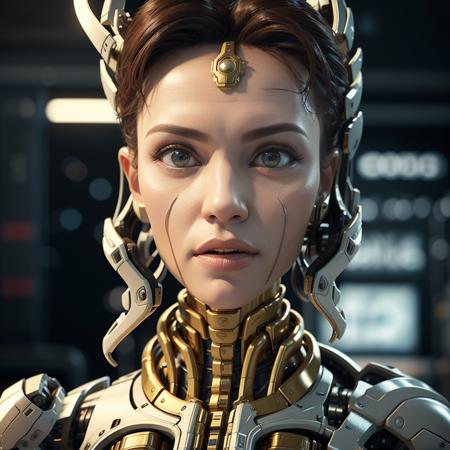 White armor robot,(highly details:1.5),unreal engine,3d render,film photograhpy, complex 3d render ultra detailed of a beautiful porcelain profile woman android face, (cyborg:1.3), robotic parts, 150 mm, beautiful studio soft light, rim light, vibrant details, luxurious cyberpunk, lace, hyperrealistic, anatomical, facial muscles, cable electric wires, microchip, elegant, beautiful background, octane render, H. R. Giger style, 8k, best quality, masterpiece, illustration, an extremely delicate and beautiful, extremely detailed ,CG ,unity ,wallpaper, (realistic, photo-realistic:1.37),Amazing, finely detail, masterpiece,best quality,official art, extremely detailed CG unity 8k wallpaper, absurdres, incredibly absurdres, robot, silver halmet, full body, sitting,