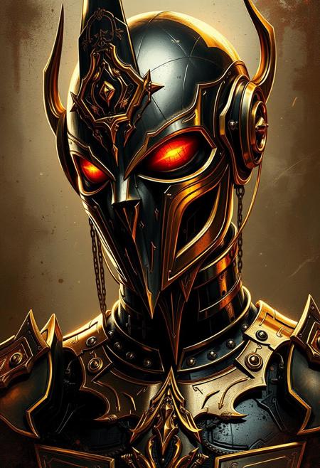 Avant-garde , gold and chrome , grimdark