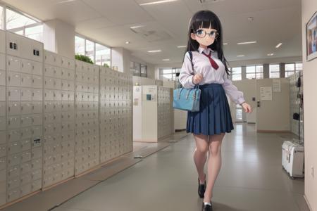 学校の下駄箱 / School shoelocker SD15 getabako2_SD15_V1