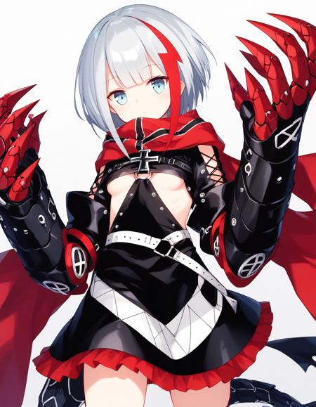 admiral graf spee \(azur lane\) mechanical arms formal  school uniform casual