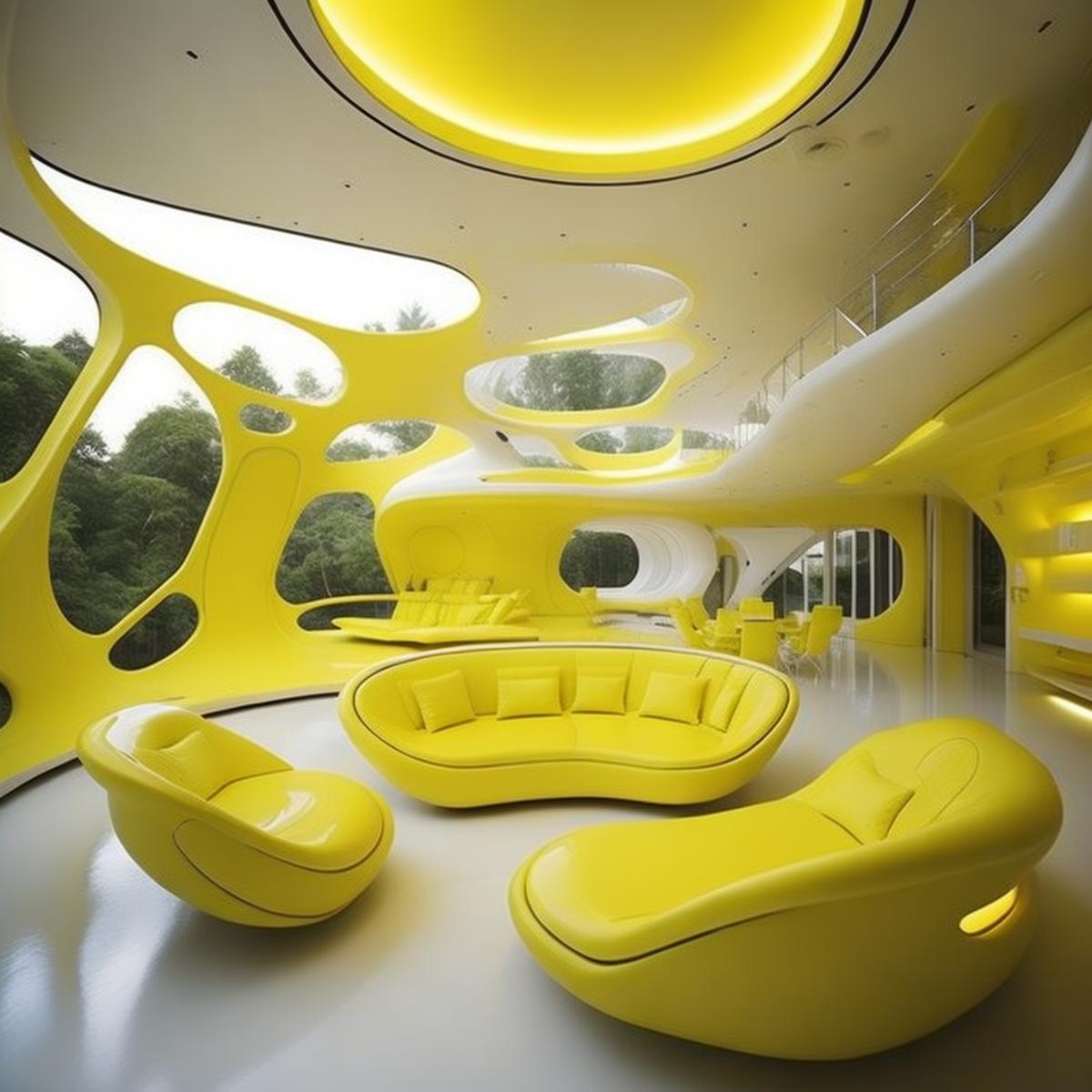 Bionic futuristic interior design image by Sa_May