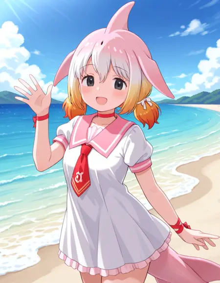 [kemono friends] シナウスイロイルカ/chinese white dolphin [ILL]