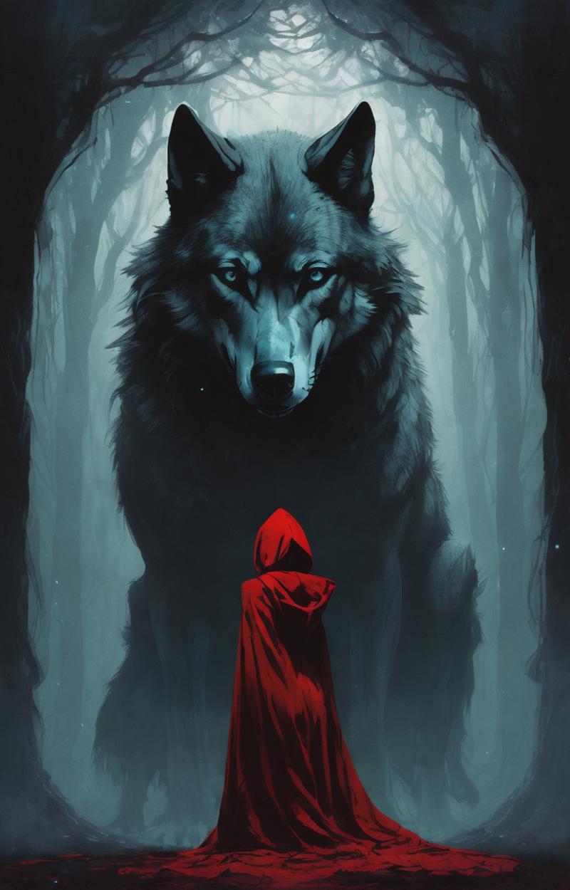 A Little Red Riding Hood Poster.