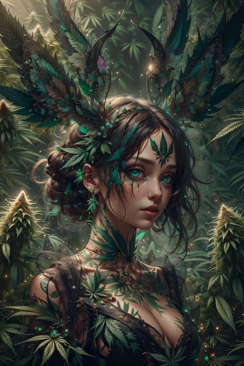 Marijuana (Weed) (Style) Lora 🌿🟢💨 image by DarkStorm12