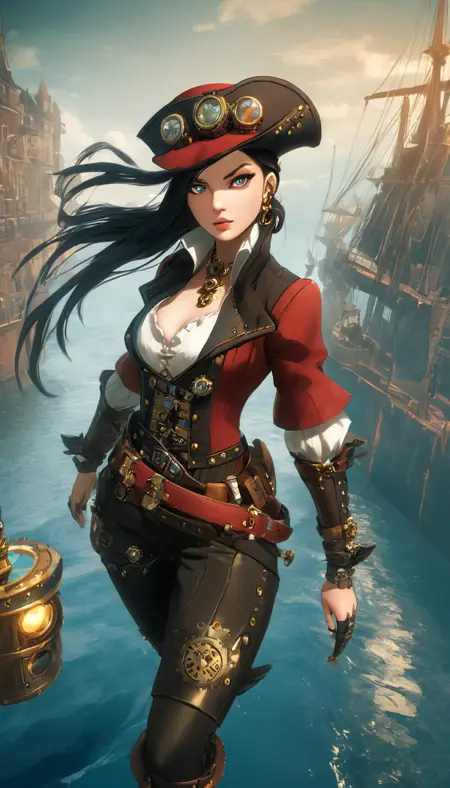 Steampunk [Style] LoRA XL