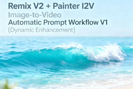 Remix V2 + Painter I2V Image-to-Video Automatic Prompt Workflow V1 (Dynamic Enhancement) v1.0