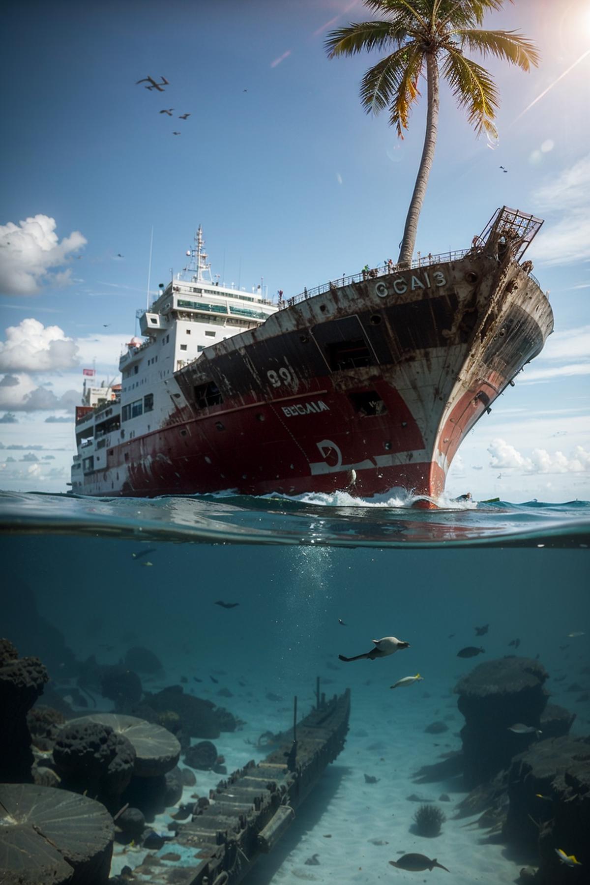 Waterline (Over-Under / Split-shot Underwater Photography) image by CGArtist