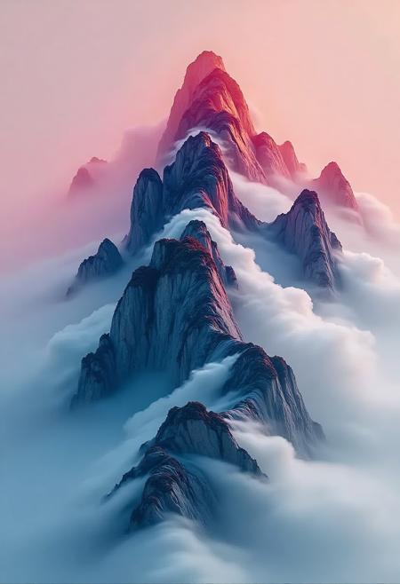 DX_Ink Wash Landscape Style_Creation Of Misty Mountains v1.0