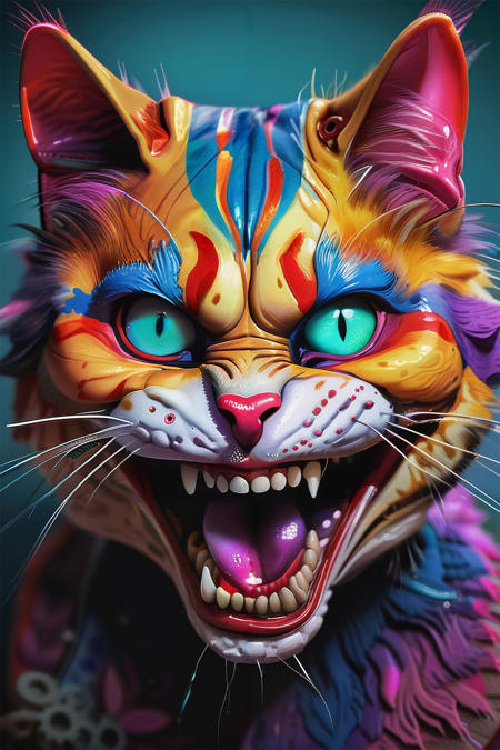 crazy cat