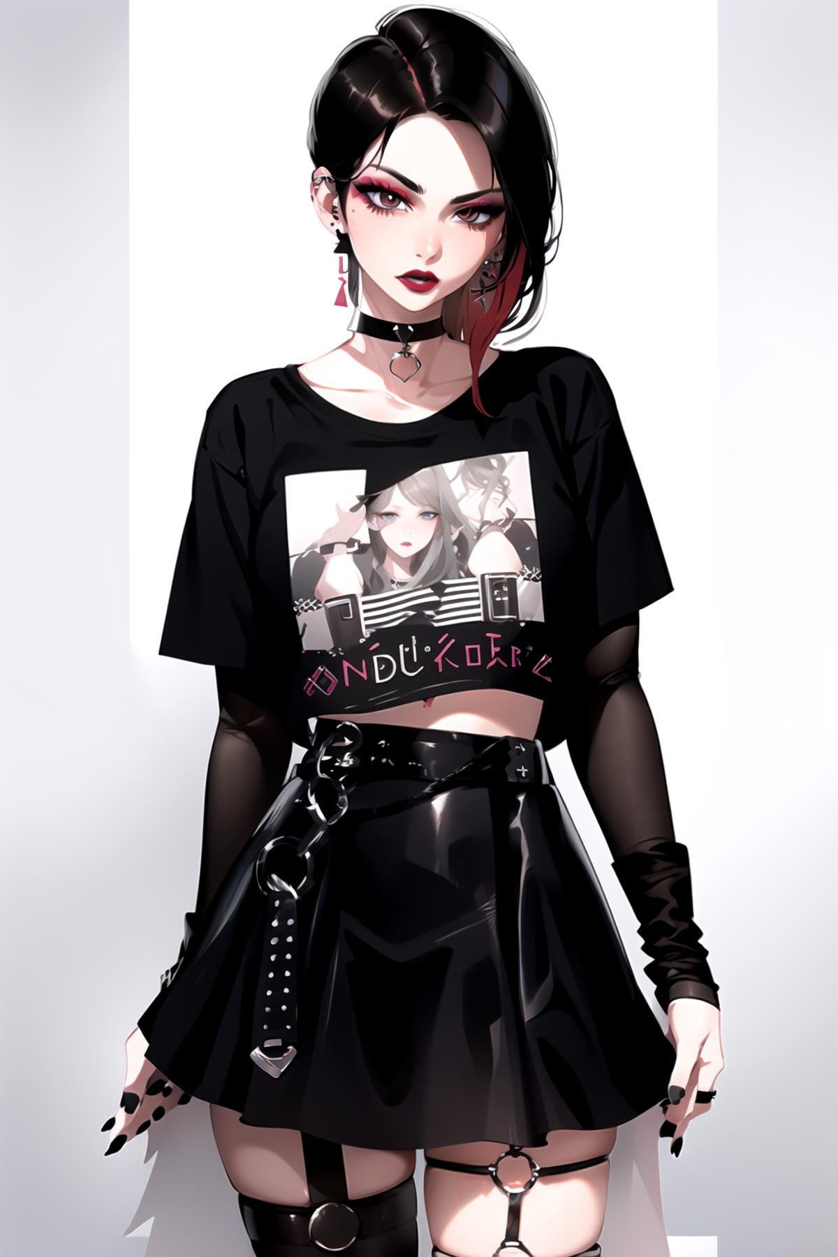 Change-A-Character: Gothic-ify Your Waifu! - GothicGal_v2.0 | Stable ...