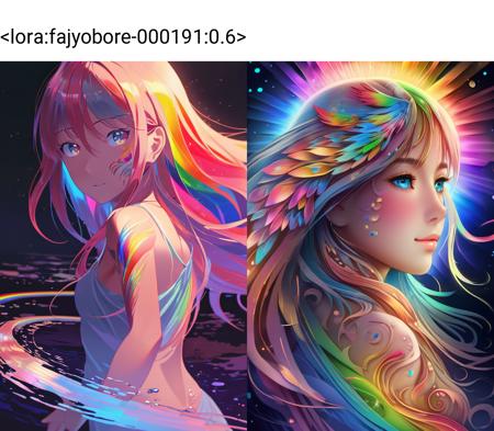 <lora:fajyobore-000191:0.6>((best quality)), (((masterpiece))), (highres), original, extremely detailed 8K wallpaper, (an extremely delicate and beautiful girl with long hair in rainbow colors:1.1),transformation,(scalie),(spirit),(beautiful detailed eyes:1.2),world masterpiece theater, depth of field,(kemono),(++++tattoo++++),(partial skin exposure:1.2),(oily skin:1.3),(Glitch Digital Glowing Wings), (reflective skin:1.1),(healthy skin:1.1),full body,