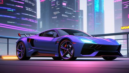 photorealistic,  ,best quality,masterpiece,highly detailed,ultra-detailed,a futuristic sports car in a cyberpunk city. 4k 3d render unreal engine 5 rendered with blender and octane global illumination from photorealistic hyper realism concept art by greg rutkowski loish rhads ferdinand knab makoto shinkai tian zi trending on cgsociety