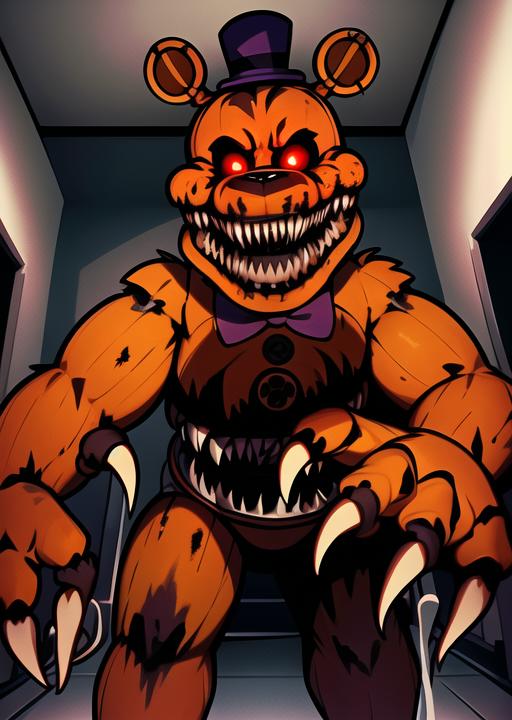 Nightmare Fredbear FNAF / Five Nights at Freddy's image by xmattar