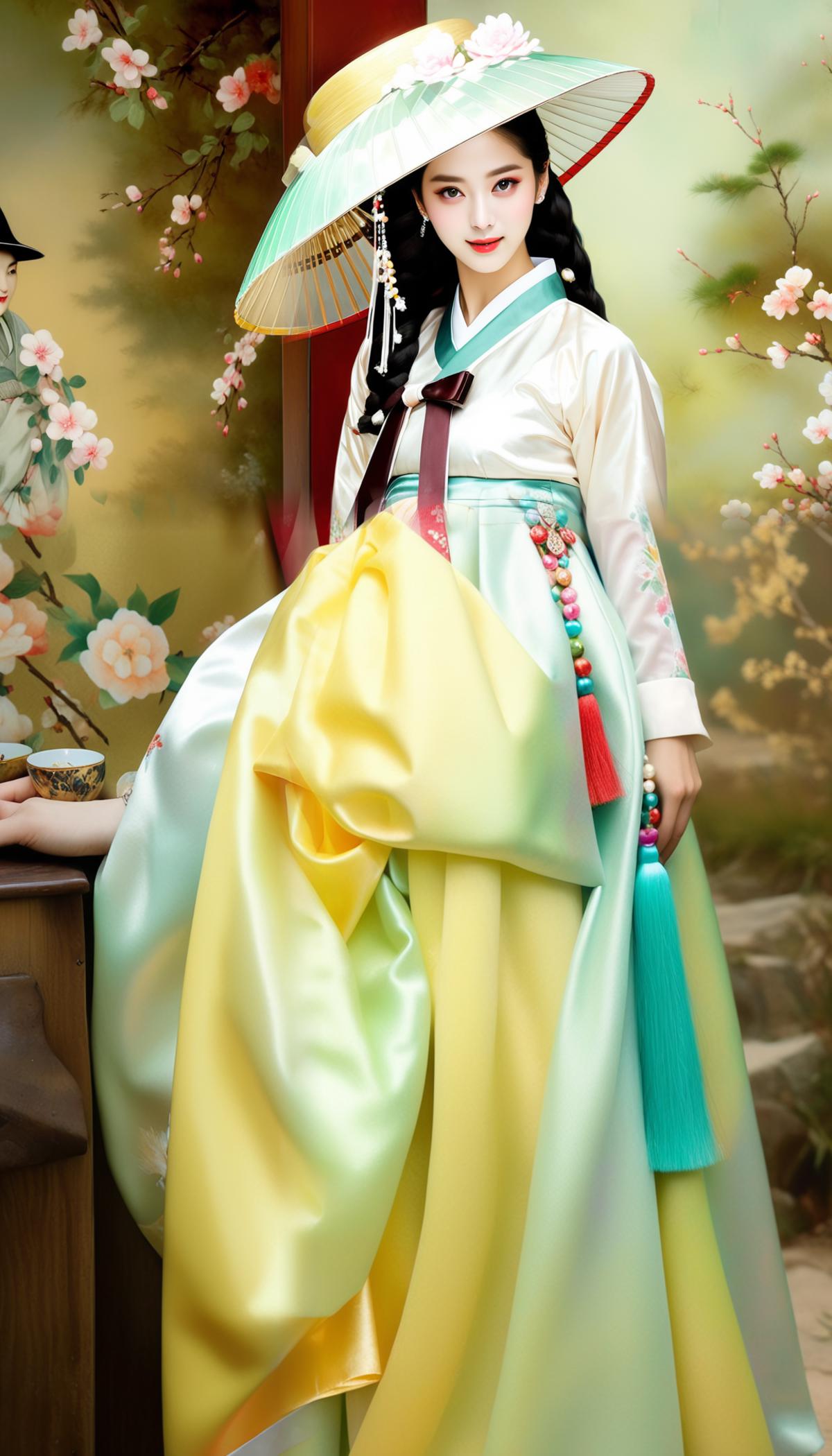 Hanbok_Gisaeng_XL Korean traditional female entertainer image by rengokuKyoujurou