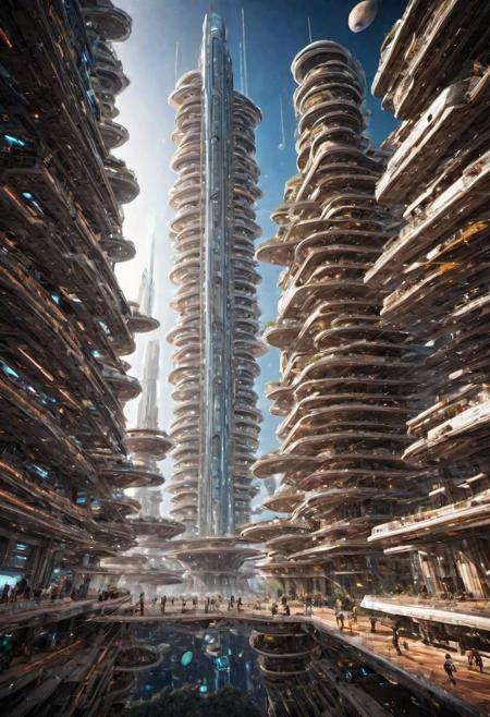 (future civilization, future street, future buildings, future vehicle:1.6),
(lots modern design housing on the spacecraft, masterpiece:1.5), 
(large file, super realistic, 4k, 8K, 16k, FHD, HD, VFX , perfect, photograpy, construction sales photograpy, Interior design, super high resolution, cinematic photography:1.2),   
(extra long shot, wide-angle lens, POV, DOF:1.1), 
(creeping fogs, dust shining in the light:1.4),
(amazing, mystery, Spectacular, Luxurious, elegance, perfect design, harmonious color:1.1),
(nion light, tron, Signboard light box | Advertising screen | TV wall | Neon advertising:1.4),
fashion design, Modern, Modernism, mystery, Spectacular, Luxurious, elegance, perfect design,
(industrial:**|mechanical:**|gritty:**|metallic:*|sci-fi:**|future:**|Organicism:**_style),
[Metal|Leather|Flash|Neon|Glass|Screen|carpaint_Detailed Texture: 0.7]
[[urban landscape:**|nature landscape:**:|changeable cloud:**]:0.75],
[skyscraper:**|building:**|viaduct:**|future city:**|MRT:**|park:**|neon sign:**_urban landscape::0.85],
(blurred background:1.4),
[(background, more_details:0.3), (more_details:0.6), (more_details:0.8),
(more_details:1.2):0.65],
ng_deepnegative_v1_75t, verybadimagenegative_v1.3, JuggernautNegative, epiCNegative, OverallDetail, futureurban, extremely detailed