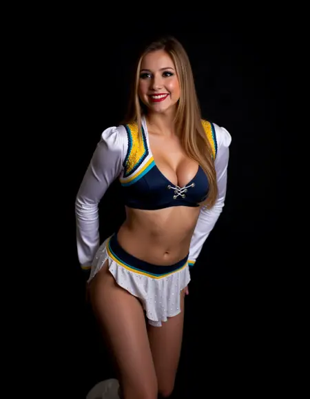 Chargers Cheerleader Outfit - Flux