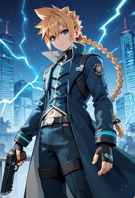 V.Gunvolt -A Collection of Game Characters from "Azure Striker Gunvolt" & "Luminous Avenger iX" series-