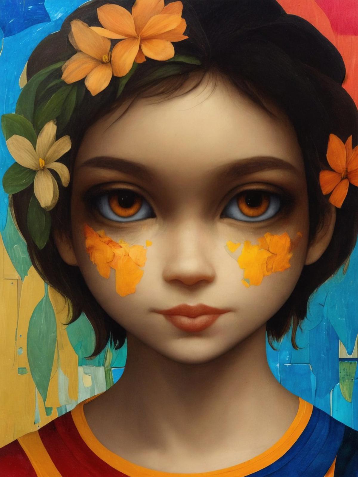 Big Eyes (Margaret Keane artstyle) image by ainow