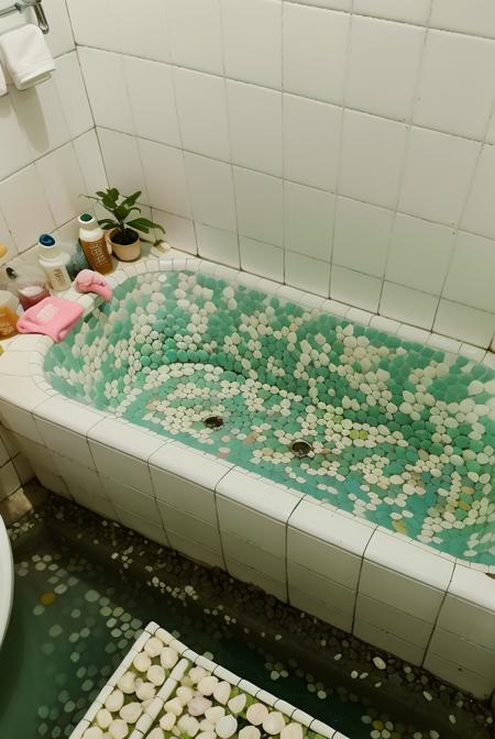 masterpiece, high quality, a bathtub ,8k uhd, dslr, soft lighting, high quality, film grain, Fujifilm XT3 <lora:100_Taiwan old bathtub_1v5_768_0001BD5e_NR128NA128off:0.8> , bathtub_\(Taiwan\)
