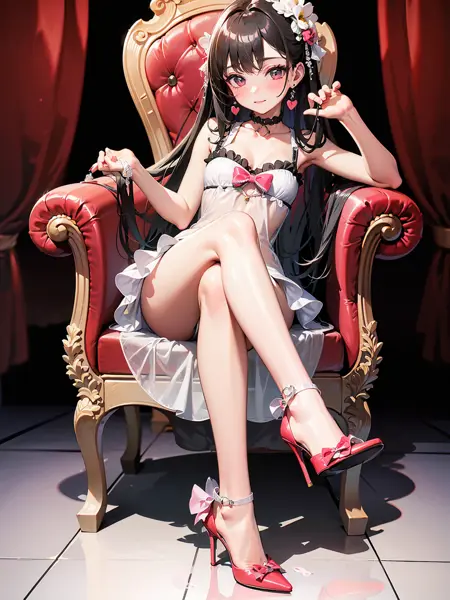 Floral Bow Crystal Pointy Heels | 仙女尖头高跟鞋