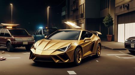 woorigami a criminal planting an explosive device under a vehicle in a crowded parking lot, folded, paper-made, origami <lora:WorldofOrigami:1><lora:add_detail:0.5> <lora:LowRa:0.25>, (Masterpiece:1.3) (best quality:1.2) (high quality:1.1), surreal,golden ratio,fantasy,style of,artstation,cinematic lighting,fine details,HDR,epic,detailed