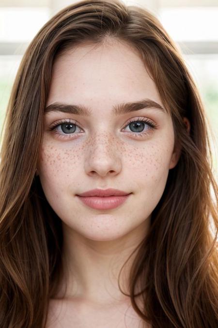 RAW Photograph, dslr, soft lighting, high quality, film grain, Fujifilm XT3, insane details, masterpiece, 8k, 35mm photograph, dslr, kodachrome, vignette, vintage, Kodachrome, Lomography, stained, highly detailed, found footage, a cute girl, (18 years old, young:1.1), freckles, innocent, pale, sweaty, detailed skins,  (topless:1.1),  pouting, blue eyes,  pink rouge, red  hair between eyes, library, warm light, from below,perfect facial ratios, perfect facial features, full cheeks, blush on cheeks, all attention given to the face, emphasizes on the cute chubby cheeks, Soft and smooth skin texture, shiny skin, flawless complexion, shiny eyes, eyelashes, natural eyebrows, rosy lips, cute small nose, cute face shape, warm and inviting smile, natural lighting, gentle shadows, detailed hair strands, silky hair, hair on the sides framing the face, glossy highlights on the hair, rich and vibrant colors, vibrant and warm background, complementary colors to enhance the girl's features, captivating expression, engaging eyes, intricate details on eyelids and lashes, flawless complexion,realistic detailed skin, Life-like textures, minute details, every aspect of the face made clear and visible, picture fills the canvas, (shiny skin), , pale skin, crystal hair full body, high heels, solo, beautiful eyes, perfect eyes , (closed mouth:1.3), extravagant, ornate, designer, opulent, picturesque, lavish,